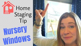 Nursery Blackout Shades & Curtains - Staging Tip - Selling a