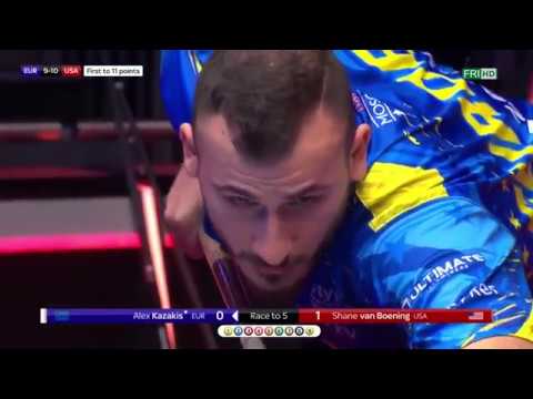 Mosconi Cup 2018 [Day 4] Match 20 - Shane Van Boening vs Alex Kazakis