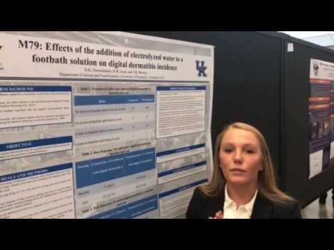 Video Hannah Himmelman, 1st place undergraduate original research poster