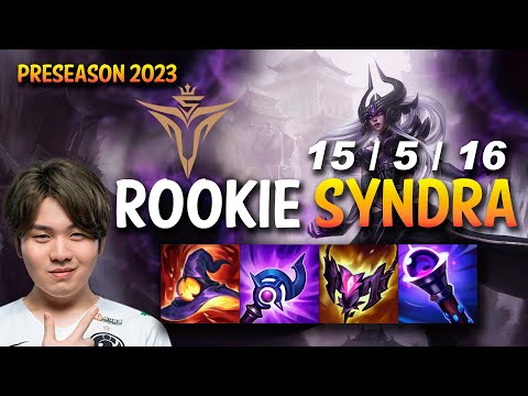V5 Rookie SYNDRA vs EKKO Mid - KR Ranked