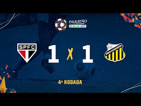 São Paulo 1 x 1 Grêmio Novorizontino- 4ª rodada do Paulistão Sicredi 2020