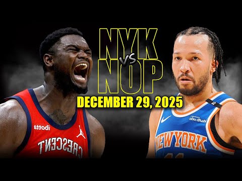 New York Knicks vs New Orleans Pelicans Full Game Highlights – December 29, 2025 | NBA Season