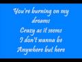 Hilary Duff - Anywhere But Here (with lyrics) 