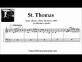 Michel Camilo - St.Thomas / from album: Thru My Eyes, 1997 (transcription)
