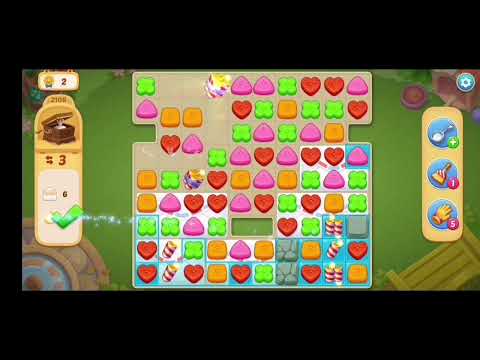 Matchington game, level 2106. Three in a row.