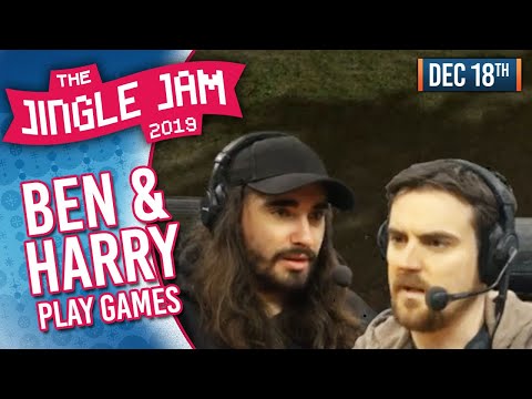 JINGLE JAM 2019 DAY 18! - BEN & HARRY PLAY GAMES! - 18/12/19