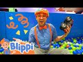 Blippi Visits Indoor Play Place LOL Kids Club 2 Blippi Full Episodes Educational Videos For Kids