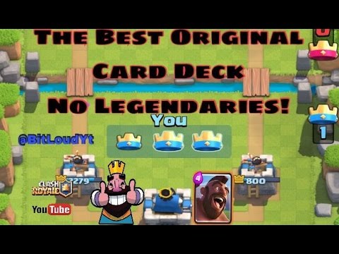 Clash Royale Best Deck No Legendaries ! 2017 Hog Freeze