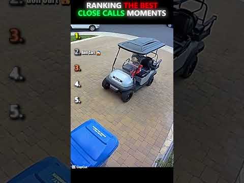Ranking The Craziest CLOSE CALLS Caught On Camera! 😱 #shorts