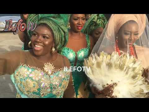 BRIDE ADEBIMPE GORGEOUS ENTRY TO HER WEDDING WITH ADEDIMEJI LATEEF @ADO EKITI