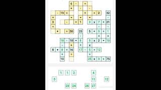 Math Puzzle || Cross Math Game
