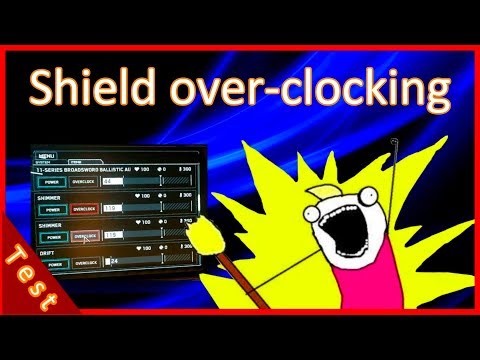 3.7.1 Size 1 shields over-clocking test