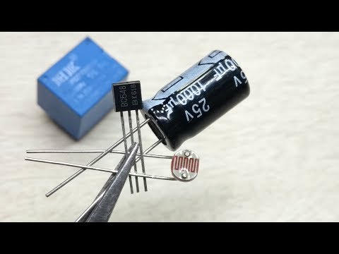 DIY Make 2 Awesome circuit with BC548 & 12v Relay