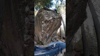 Video thumbnail of Welcome to the Darkside, V10. Pine Mountain