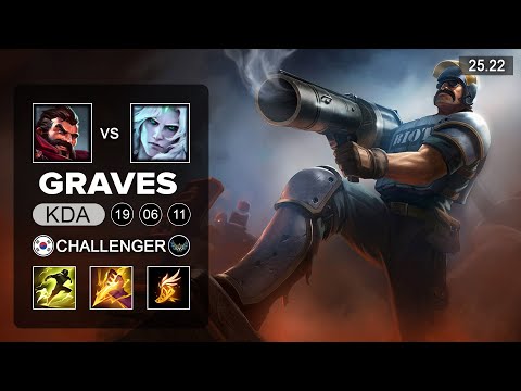 Graves vs Viego Jungle - KR Challenger - Patch 25.22 Season 15