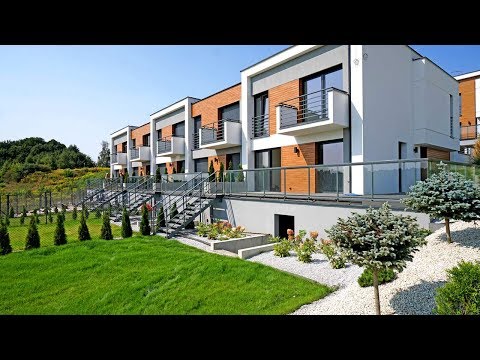 Oglądamy dom 150 m2 pod klucz - szeregowiec z garażem - Gruszczyn / Poznań #projekt wnętrz #taras