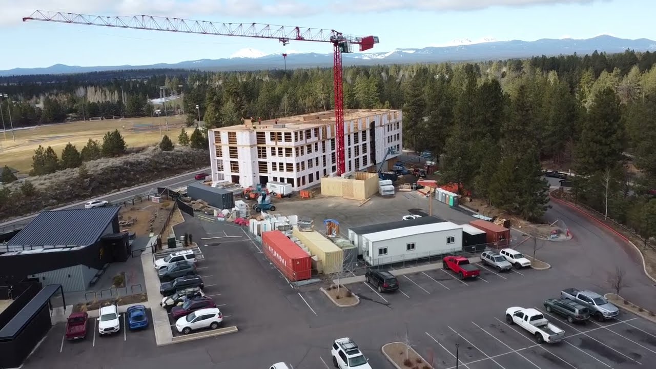 Framing 5th floor fly by