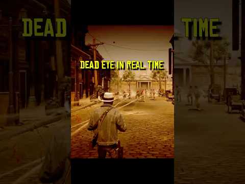 Dead Eye in Real-Time Looks Crazy🤯.. #rdr2