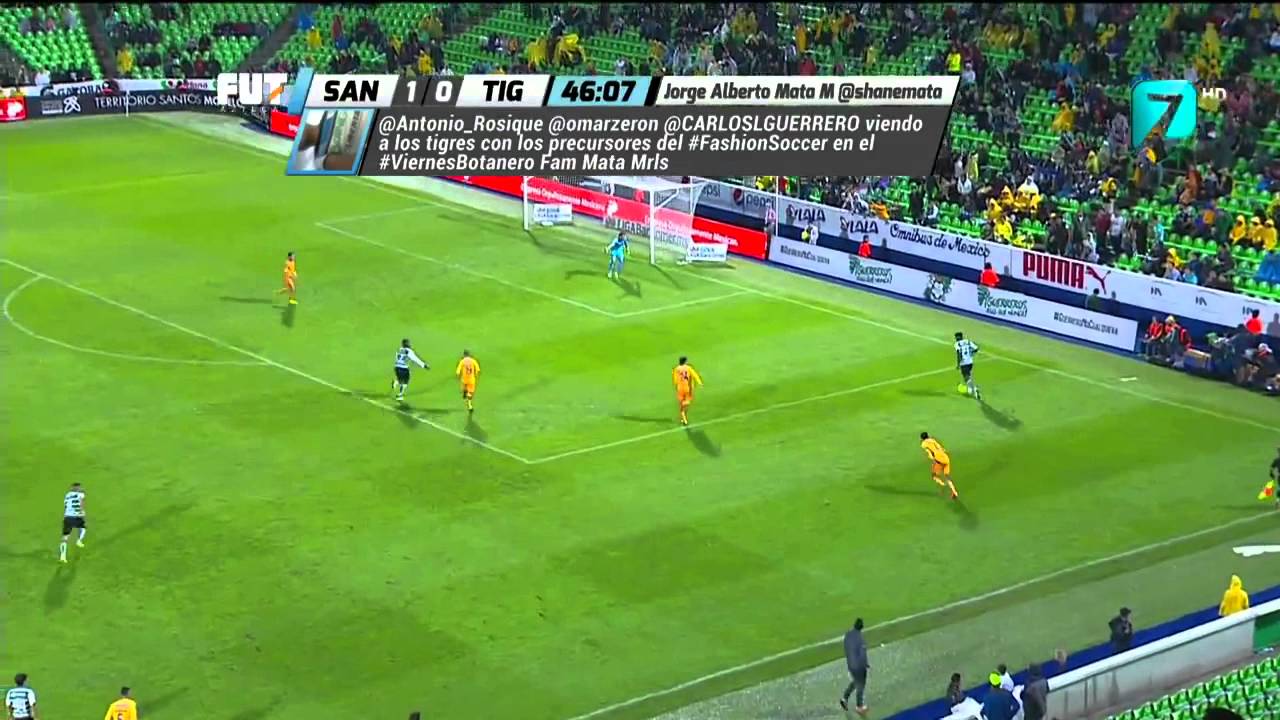 Clausura 2015: Santos 2 - 2 Tigres