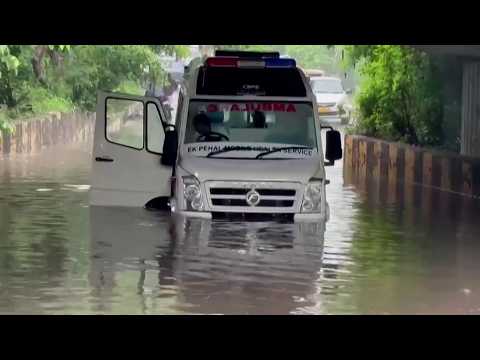 New Delhi on red alert as heavy rains pound the city