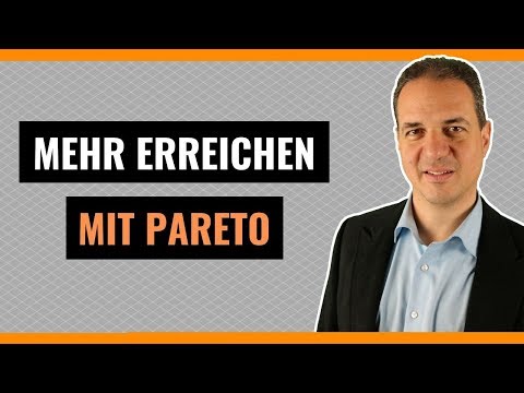 Paretoprinzip erklärt - Wie Sie mit der 80/20 Regel besser mit Ihrer Energie haushalten!