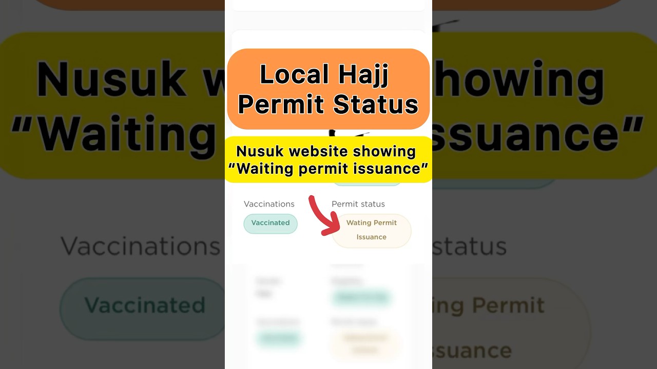Local hajj permit update #localhajj2025 #localhajj #hajj2025update