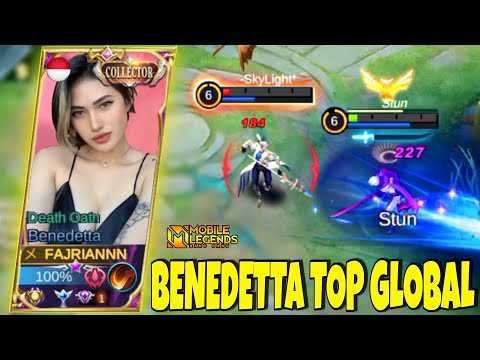 Top Global Benedetta Offlane | Benedetta Offlane Rotation | Benedetta Mobile Legends