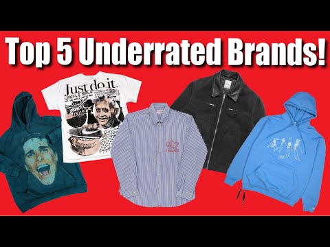 Top 5 UNDERRATED Streetwear Brands | 2022