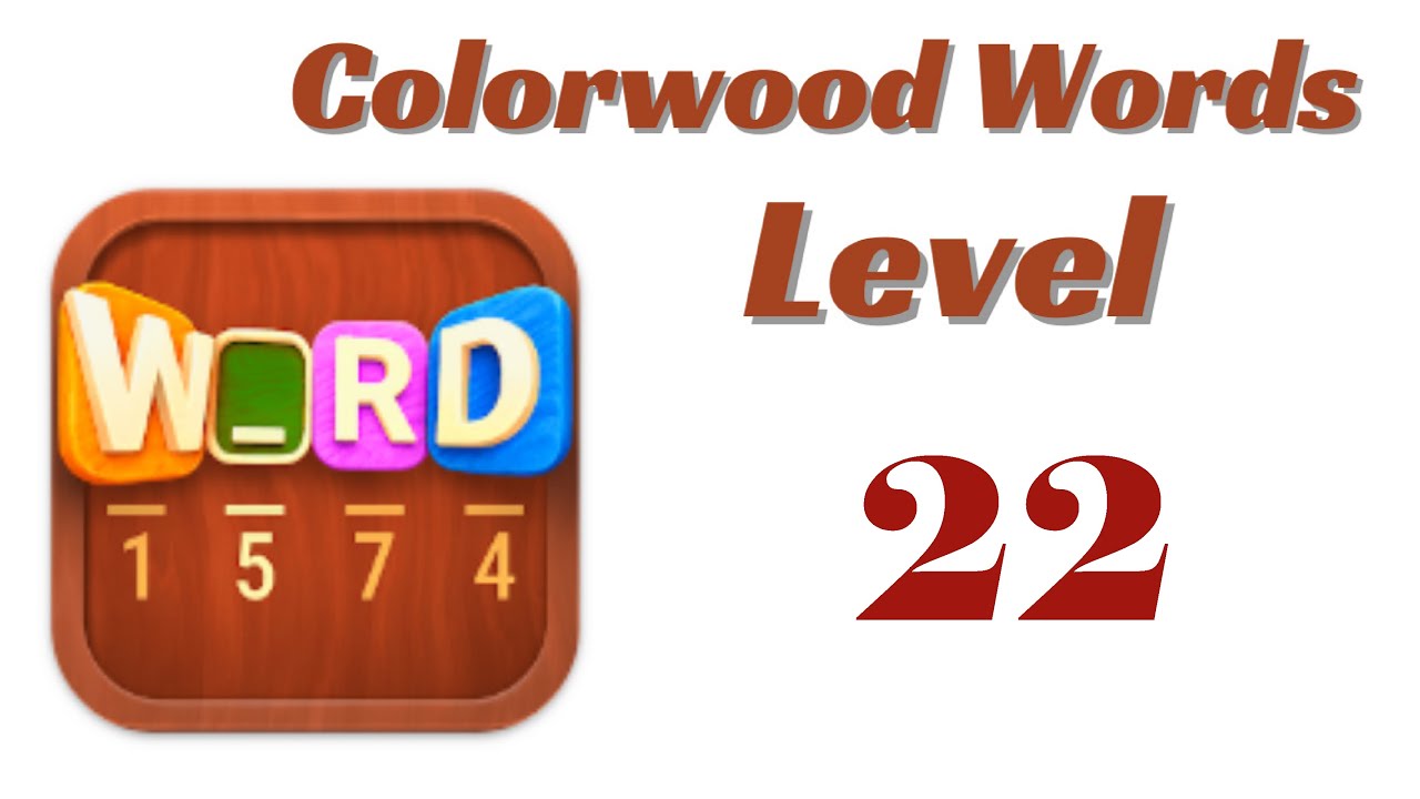 Colorwood Words level 22