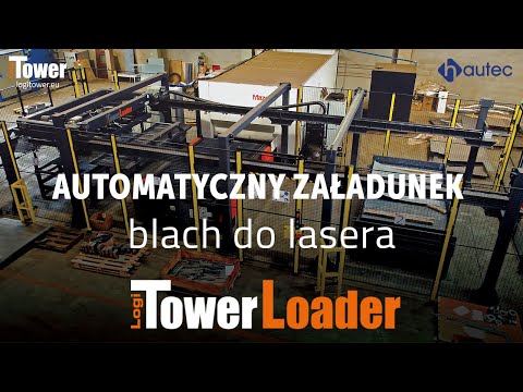 LogiTowerLoader: automatyczny załadunek blach do lasera