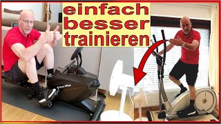 Fitness Training & Fitness Geräte effektiver gestalten [ einfach besser trainieren] Heimtrainer Tipp