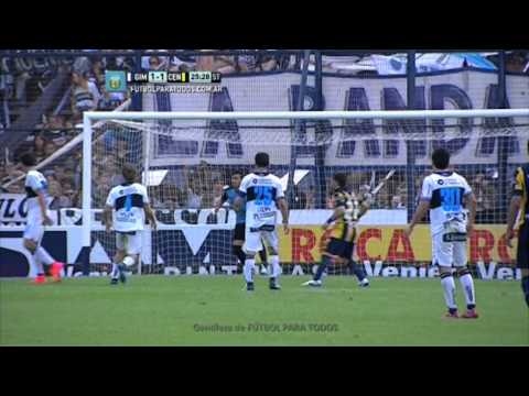 Monetti fenomenal. Gimnasia LP 1 - R. Central 1. Fecha 3. Torneo de Primera División 2014. FPT.