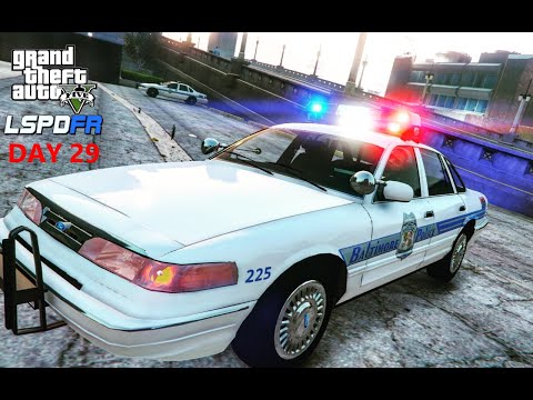 GTA 5 | LSPDFR 0.4.7 |  Baltimore Police Dept |  Suspect ran because he had illegal pills!!