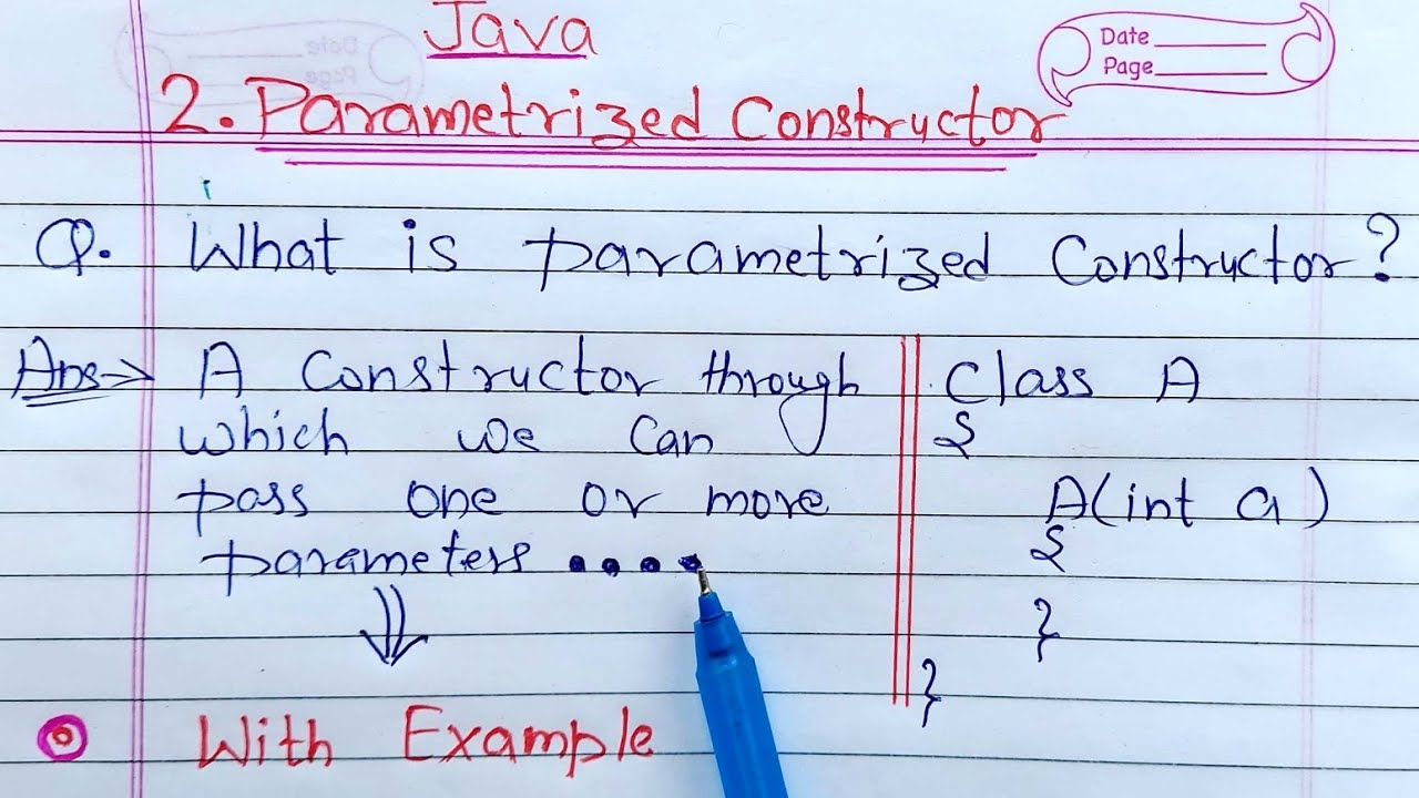 Understanding Parameterized Constructors in Java: A Comprehensive Guide ...