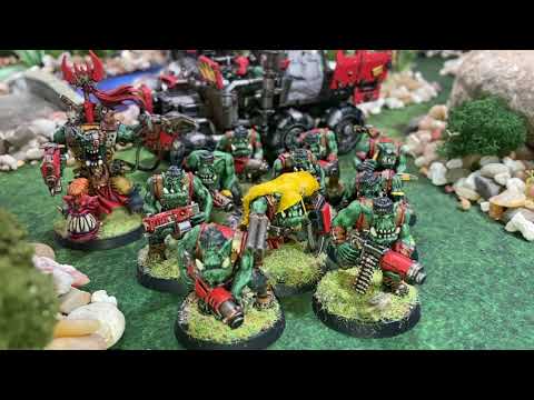 Warhammer 40,000 Battle Report. Orks vs. Drukhari. Arms Race. Game 4.