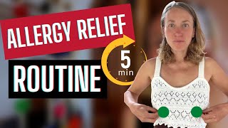 Complete Allergy Relief Routine - DO THIS DAILY (7-Step Protocol)