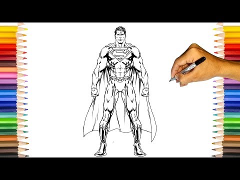 SUPERMAN The Strongest Justice League | Superman Coloring Pages