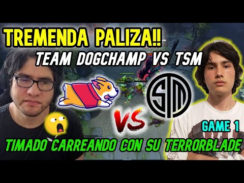 😲TREMENDA PALIZA!😲BENJAZ ANALIZA LA PARTIDA DE DOGCHAMP VS TSM [GAME 1/BO3] DPC NA 2021/22 | DOTA 2