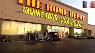 Walking Tour Home Depot Hardware Store, Walk Through. One of the Big Store In Am