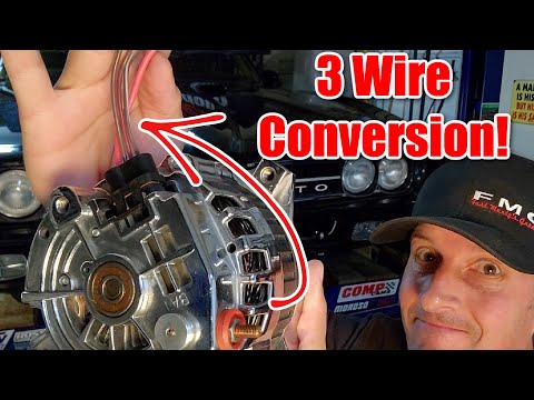 Changing my 1 Wire Alternator to a 3 Wire Alternator!  How and why?