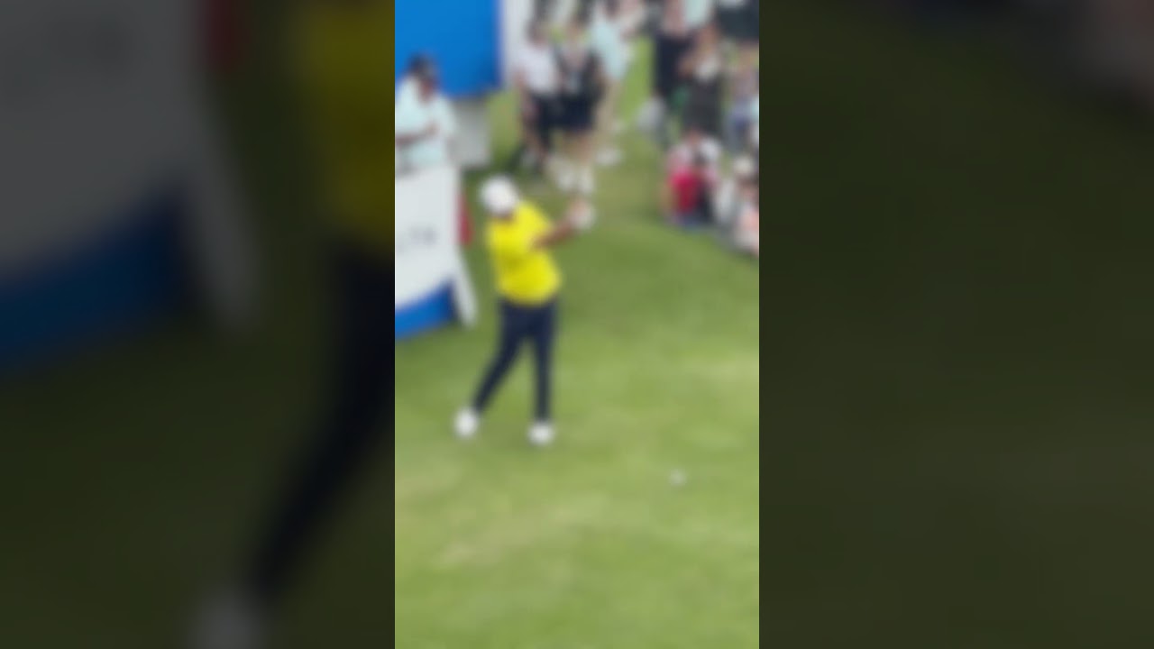 観戦での動画撮影は無音アプリを使用orスタンス入る前から撮影を始めるなどしてプレーの邪魔をしない配慮を #ベイカレントクラシック #松山英樹 #ゴルフ観戦マナー #早藤キャディ #シャウフェレ優勝