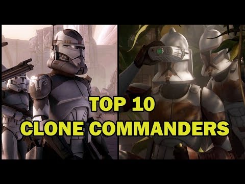 Top 10 Clone Trooper Commanders - Star Wars Top Tens Poll Results