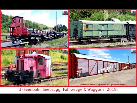 3-Seenbahn: Fahrzeuge & Waggons, Seebrugg, Germany, 2019.