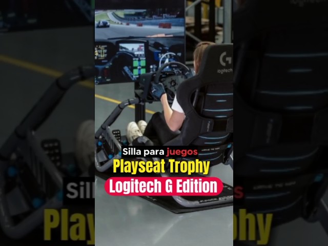 Vídeo relacionado con Playseat Trophy - Cabina de simulación de Carreras Logitech G Edition | Totalmente Ajustable | Compatible con Todos los Volantes Direct Drive | Ligero y Robusto