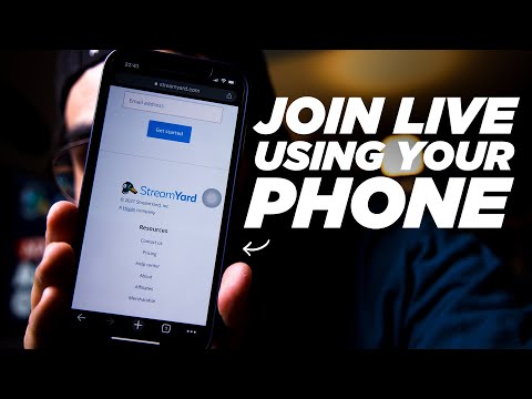 How to JOIN in Streamyard using PHONE! Guest in Streamyard in MOBILE!