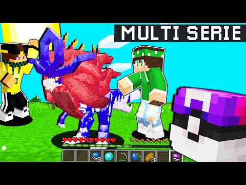 I MIEI AMICI LITIGANO per IL POKEMON MISTERIOSO!! - Minecraft MULTIPIXELMON
