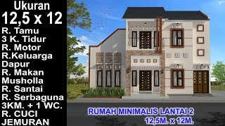 620 Gambar Rumah Minimalis Ukuran 5x12 1 Lantai HD