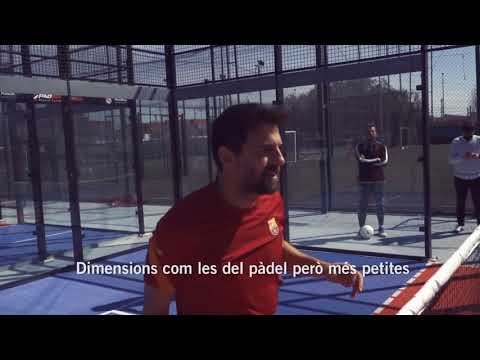 Padbol con la Agrupación de Jugadores del FC Barcelona