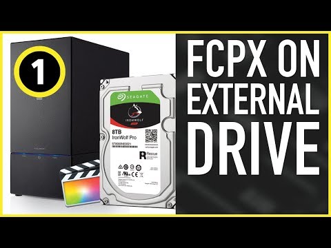 How to Edit Final Cut Pro X on an External Hard Drive - Part 1 - Installation