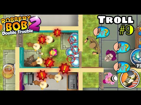 Robbery Bob 2 Troll : New Costume - Use Rc Car - Teleportation Mine Part 9